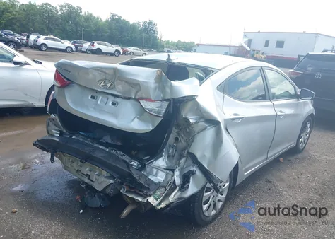 2012 Hyundai Elantra Gls (Ulsan Plant) from USA, damaged, VIN KMHDH4AE9CU378841